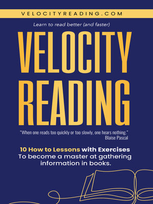 cover image of Velocity Reading